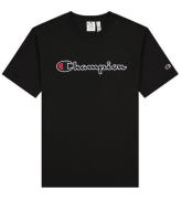 Champion Fashion T-Shirt - Sort m. Logo