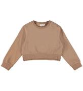 Lil' Atelier Sweatshirt - NmfRafaella - Cropped - Woodsmoke