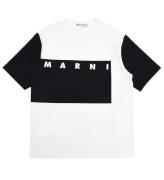 Marni T-shirt - Hvid m. Sort