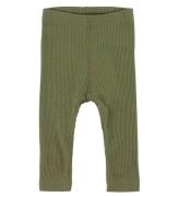 Hust and Claire Leggings - Lee - Rib - Uld - Dusty Green