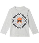 Stella McCartney Kids Bluse - GrÃ¥meleret m. Logo