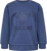 Hummel Sweatshirt - hmlFastwo Lime Sweatshirt - True Navy