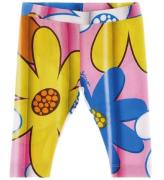 Moschino Leggings - Pink/Gul/BlÃ¥