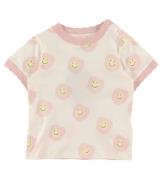 Stella McCartney Kids T-shirt - Hvid/Rosa m. Blomster