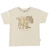 Wheat T-shirt - Greens - Chalk