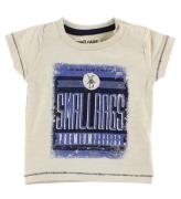 Small Rags T-Shirt - Crememeleret m. Print