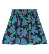 Stella McCartney Kids Nederdel - Spotty Flowers - Sort/Blomstret