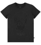 Philipp Plein T-Shirt - Stones Skull - Sort m. Similisten