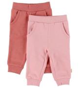 Minymo Sweatpants - 2-pak - Canyon Rose