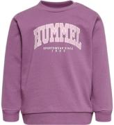 Hummel Sweatshirt - HmlFast Lime - Argyle Purple