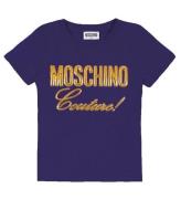 Moschino T-shirt - Navy m. Guld