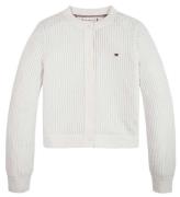 Tommy Hilfiger Cardigan - Strikket - Crochet - Ancient White