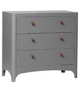 Leander Classic Kommode - 94x50x90 cm - GrÃ¥