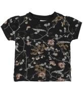 En Fant T-shirt - Gate - Sort m. Blomster