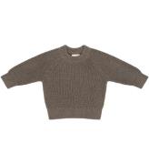 That's Mine Bluse - Flo Sweater - Earth Brown Melange