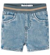 Name It Sweatshorts - NbmSilas - Light Blue Denim