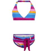 Color Kids Bikini - Tippe - Berry m. Striber