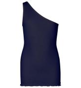 Rosemunde Top - Rib - One Shoulder - Navy