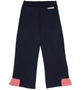 Marni Bukser - Akryl/Uld - Navy m. Koral