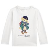 Polo Ralph Lauren Bluse - Hvid m. Bamse