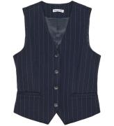 Designers Remix Vest - Zoe - Navy/White Pinstripe