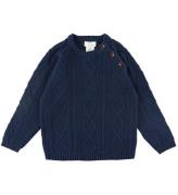 Copenhagen Colors Bluse - Strik - Navy