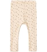 Lil Atelier Leggings - NbfGago - Noos - Fog m. Blomster