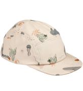 Liewood Kasket - Rory Printed Cap - Sea Creature/Sandy