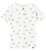 Lil Atelier T-Shirt - Rib - NmmGio - Coconut Milk