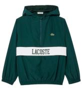 Lacoste Jakke - MÃ¸rkegrÃ¸n/Hvid