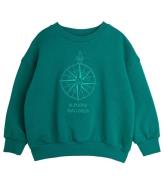 Mini Rodini Sweatshirt - Compass Emb - GrÃ¸n