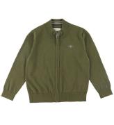 GANT Cardigan - Strik - Shield - Juniper Green