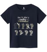 Name It T-shirt - NmmPhow - Dark Sapphire/ Cactus