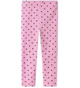 Name It Leggings - NmfVivian - Pastel Lavender m. Prikker