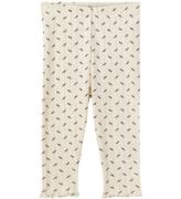 Sofie Schnoor Leggings - Naline - Antique White m. Print/HulmÃ¸ns