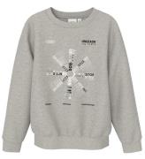 Name It Sweatshirt - NkmNonen - Grey Melange