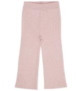 Copenhagen Colors Bukser - Uld - Strik - Wide Rib - Dusty Rose