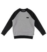 Vans Sweatshirt - Core Basic Raglan - Sort/Cement Heather