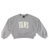 Vans Sweatshirt - Stadium Loose Crew - Cement Heather