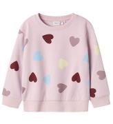 Name It Sweatshirt - NmfSmile - Winsome Orchid