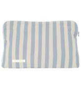 Studio Feder Toilettaske - Celia - Cotton - Pale Blue Stripe