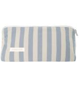 Studio Feder Toilettaske - Celia Mini - Cotton - Pale Blue Strip