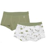 Joha Boxershorts - 2-pak - Bambus - GrÃ¸n/Off White m. Print