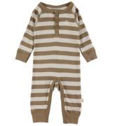 Katvig Heldragt - Brun/Beige Stribet