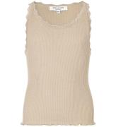 Rosemunde Top - RkBeathe - Rib - Silver Lining m. Blonder