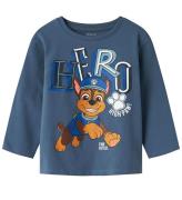 Name It Bluse - Noos - NmmJahav - Paw Patrol - China Blue m. Pri