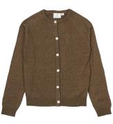 The New Cardigan - Strik - TnEve - Ivy Green m. Glimmer