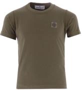 Stone Island T-shirt - Military Green m. Logo