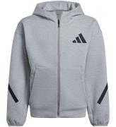 adidas Performance Cardigan - J Z.N.E.FZ - MGREYH/BLACK