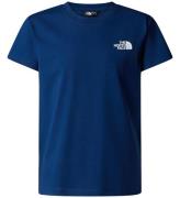 The North Face T-shirt - Box - Estate Blue m. LyseblÃ¥